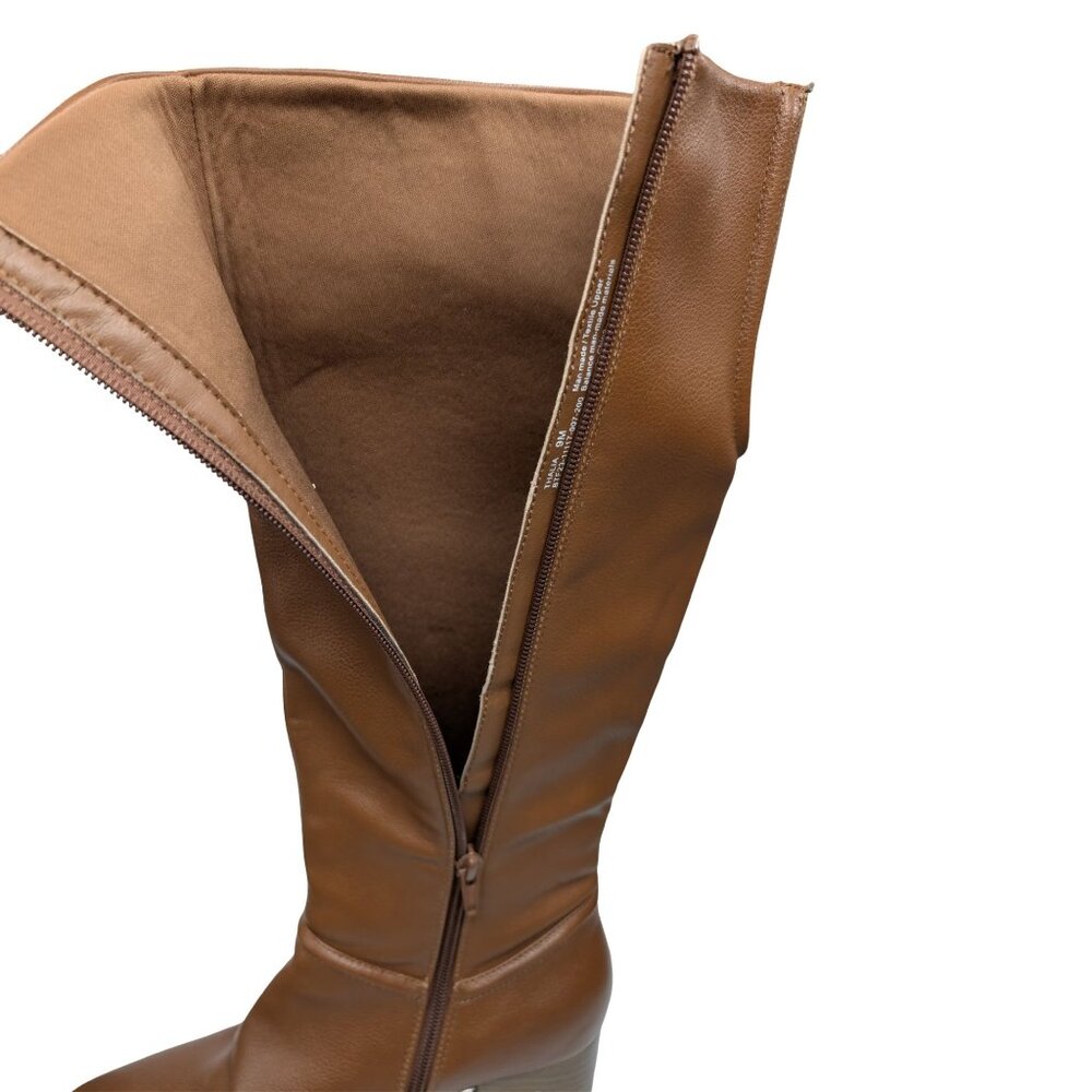 Baretraps Thalia Tall Boots Womens Walnut Brown Knee High Riding Boots Size 9 - Picture 13 of 16